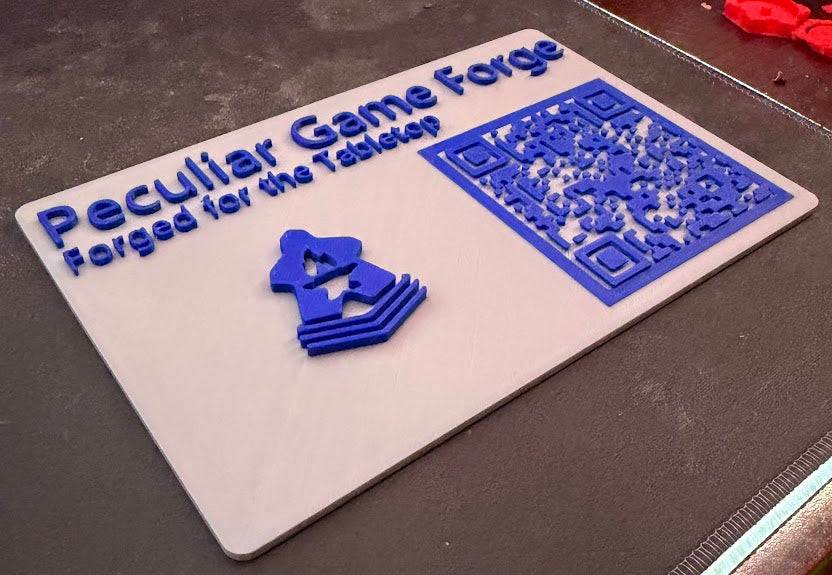 Custom QR Code Plaque